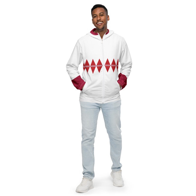 White Mage Final Fantasy 9 Garnet Inspired Hoodie Windbreaker, Unisex image 4