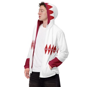 White Mage Final Fantasy 9 Garnet Inspired Hoodie Windbreaker, Unisex image 1