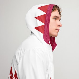 White Mage Final Fantasy 9 Garnet Inspired Hoodie Windbreaker, Unisex