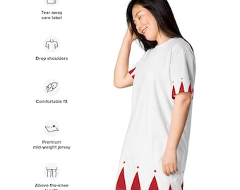 White Mage T-shirt dress