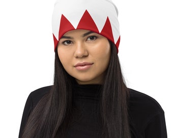 White Mage Triangle Unisex Beanie