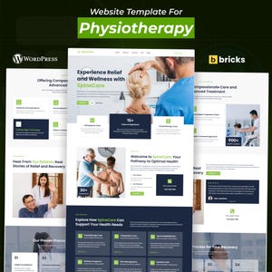 WordPress-landningssida för kiropraktik | Webbplatsmall för kiropraktor, ryggsmärta och ryggmärgsvård