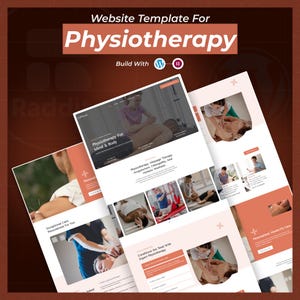 Physiotherapy and Rehabilitation Clinic Elementor WordPress Landing Page Template - Physical Therapy, Pain Relief & Wellness Website Design