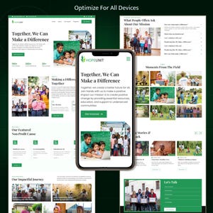 WordPress-Landingpage für wohltätige Zwecke (Bricks Builder) | Vorlage für gemeinnützige Websites, Spenden und Fundraising Bild 2