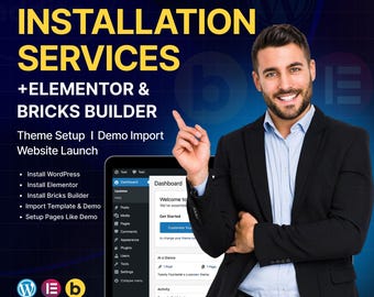 WordPress Template Installation Service | Elementor Template Setup | Bricks Builder Website Install | Theme & Demo Import