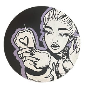 Kpop Demon Hunters, Rumi, Vinyl Art, Wall Decor, Artwork, Huntrix, Anime Lover Gifts, decor