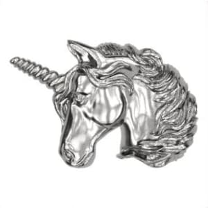 Unicorn resin pendant for lost wax casting jewelry/castable wax resin/lost wax casting mold/3D resin mold/jewelry/casting wax mold