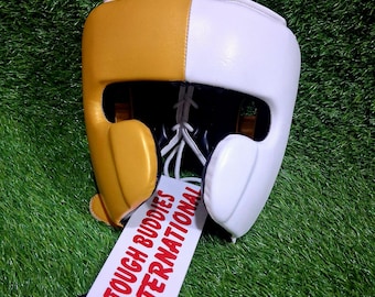 Volgelaatshoofdbeschermer boksen: sparring, muay thai, MMA-training