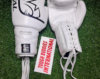 Rękawice bokserskie Rival RS1 Ultra White Lace-Up – najwyższej jakości skórzane rękawice treningowe i sparingowe, profesjonalne rękawice do walki, ręcznie robiony sprzęt bokserski