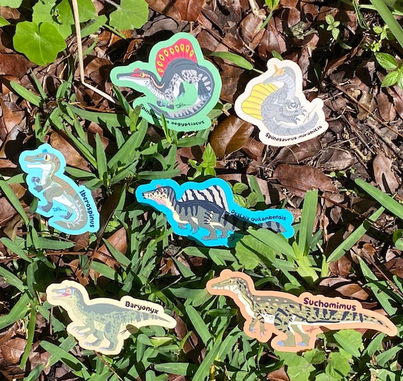 Original Dino Stickers: Spinosaurids