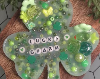 Silicone Picky Pad, Bracelet Kit, Four Leaf Clover, Stress Relief, Anxiety Fidget Toy