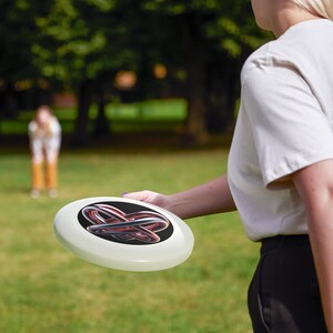 Frisbee with Heart Design, Outdoor Fun, Summer Games, Family Gatherings, Gifts for Friends, Beach Activities