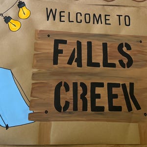 Hand painted custom party banner- Birthday Banner- Kraft paper banner- party decor- party sign- backdrop