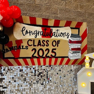 Hand painted custom party banner- Birthday Banner- Kraft paper banner- party decor- party sign- backdrop