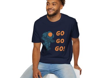StarCraft Gamer T-Shirt - Go Go Go Terran Marine single | E-sports Geek T-Shirt | Gamers Gift | Sci-Fi Retro RTS Tee
