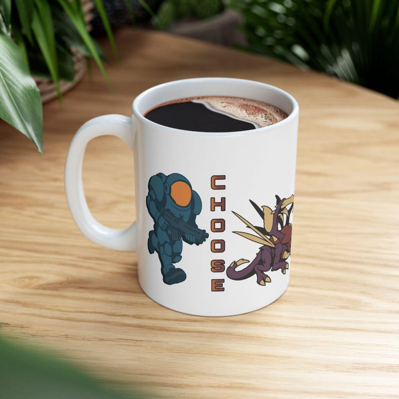 StarCraft Inspired Mug – Choose Wisely | Terran, Zerg, Protoss | Gamer Gift | Sci-Fi Coffee Cup image 6