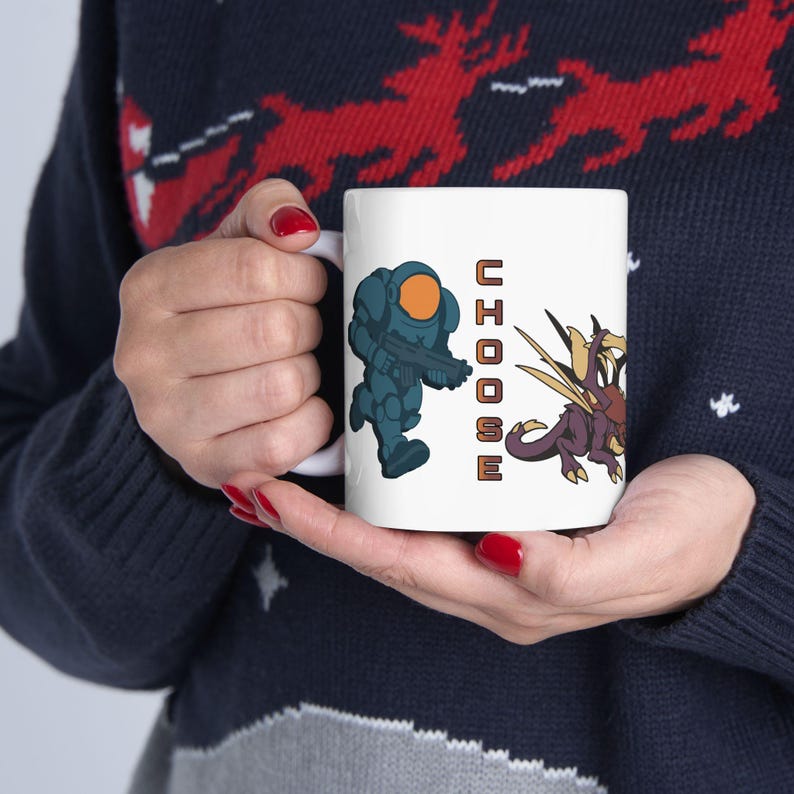 StarCraft Inspired Mug – Choose Wisely | Terran, Zerg, Protoss | Gamer Gift | Sci-Fi Coffee Cup image 7