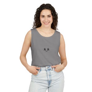 Garment-Dyed Tank Top: Unisex Cotton Summer Beachwear