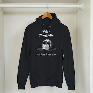 Valar Morghulis V2 Hoodie | All Men Must Die Gothic Hoodie | Medieval Fantasy Unisex Sweatshirt | Faceless Mask Design | GoT Inspired Gift
