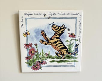 Tigger Wall Tile - Selandia Designs - Classic Winnie the Pooh Décor