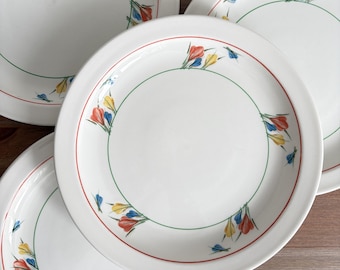 Stonehenge Midwinter Crocus 10.5" Dinner Plate - Vintage English Stoneware