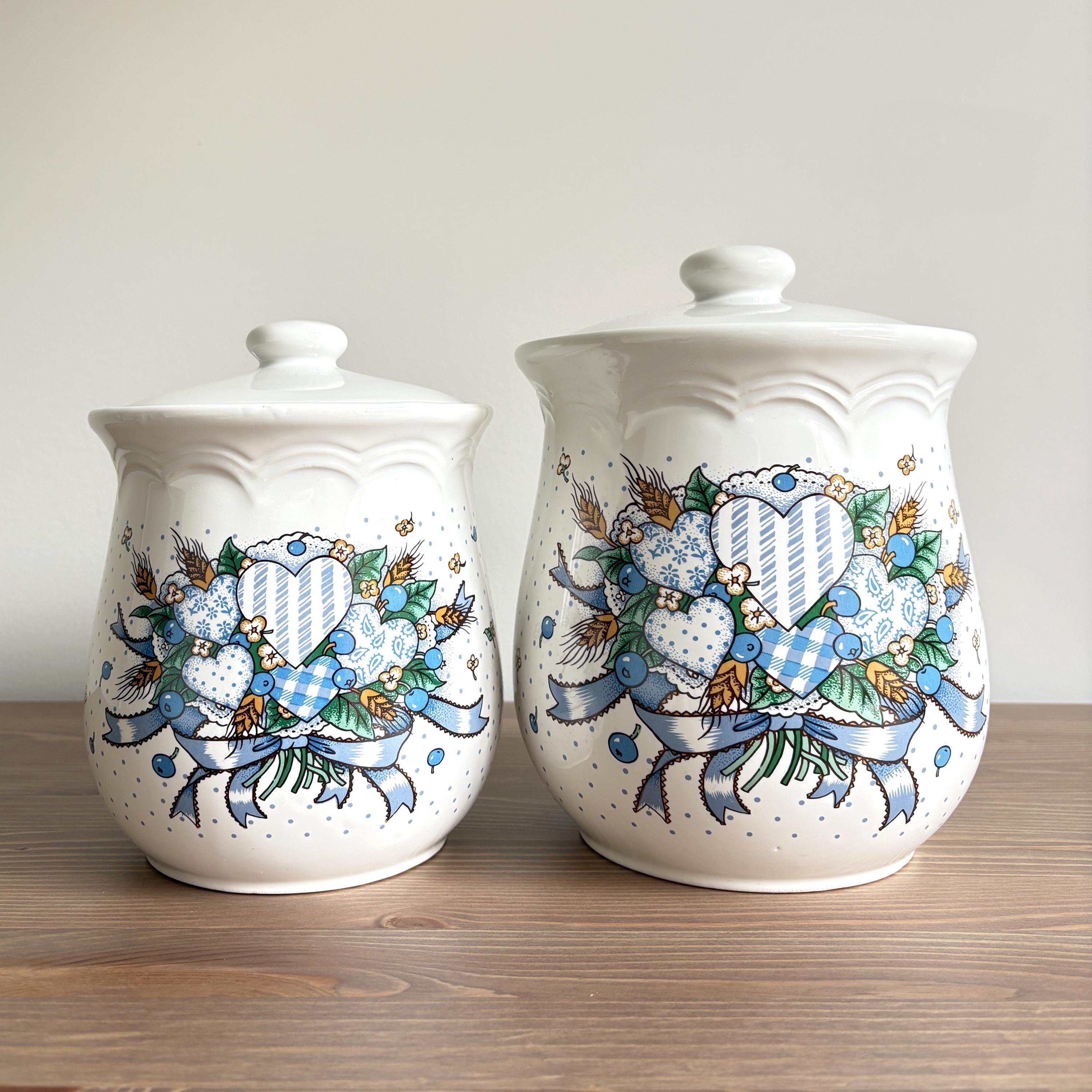 Avon 陶器製 ハウス型 キャニスター 置物 Avon House Canisters - Etsy