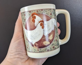 Vintage Otagiri Chicken Mug - 1980s Cottagecore Farmhouse