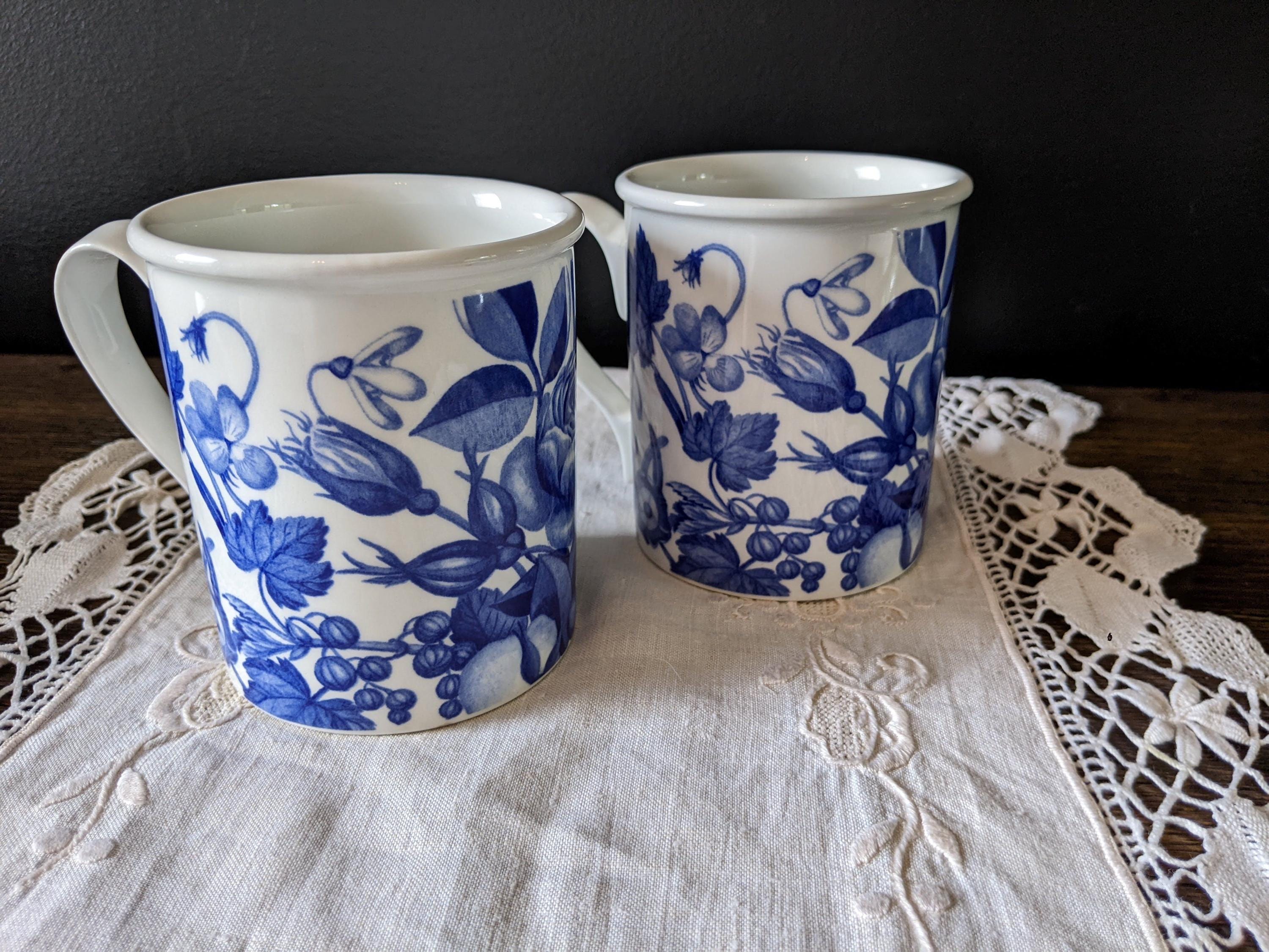 Tasse mug tisannière POMONA Portmeiron porcelaine anglaise
