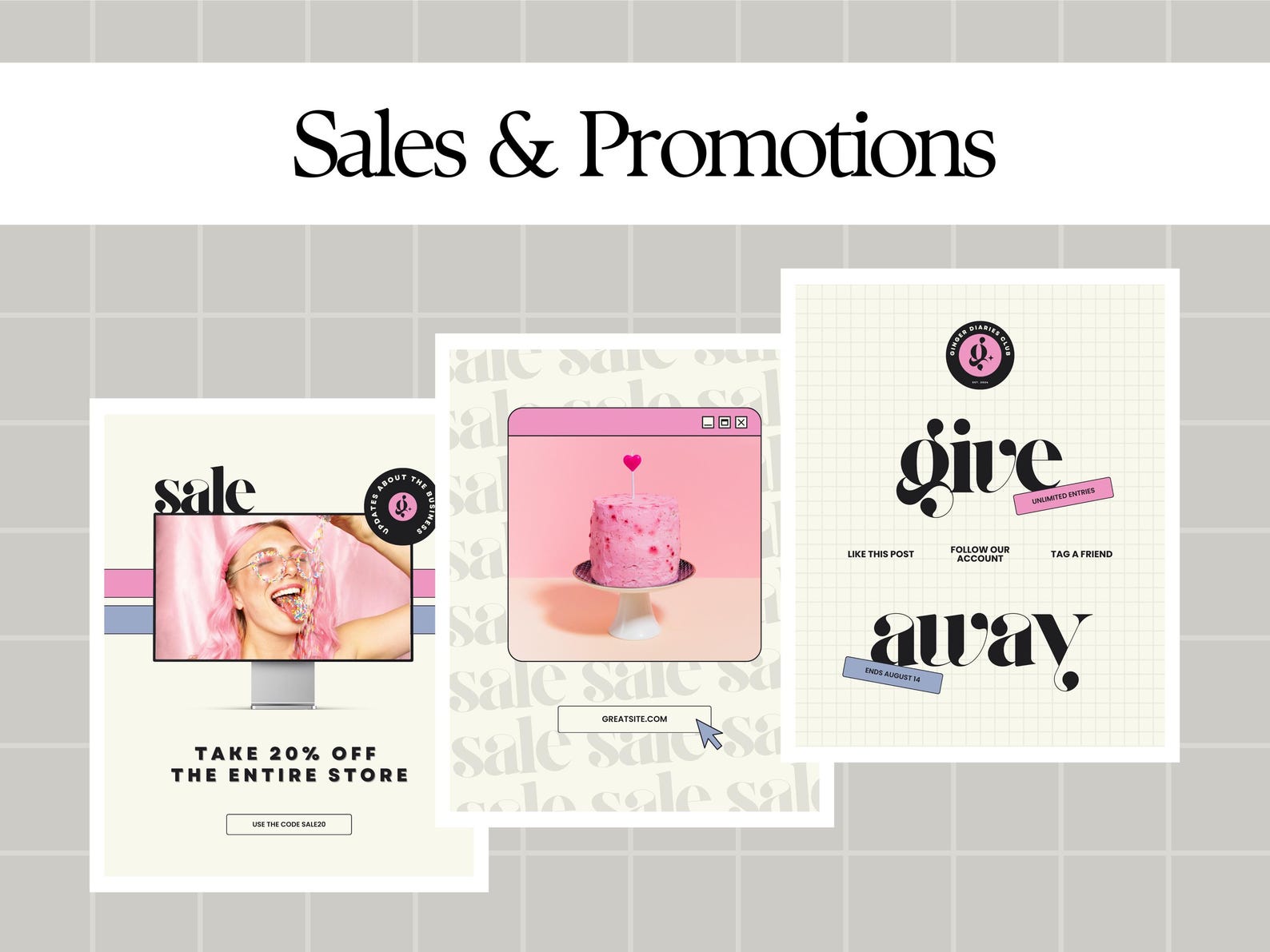 Editable Instagram Post Templates: Canva Social Media Kit (digital ...