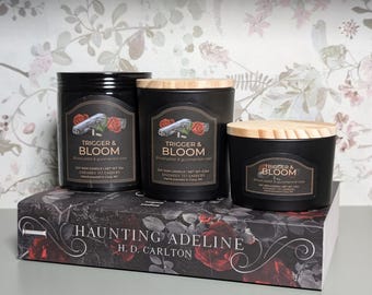 Trigger & Bloom – Vela inspirada en Zade / Romance oscuro
