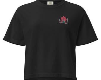Wyoming State Flower T-Shirt: Hand-Drawn Indian Paintbrush Graphic Tee