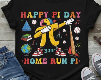 Happy Pi Day Baseball Shirt, Math Pi Day PNG SVG, 3.14 Math Teacher Shirt Design, Dabbing Pi Symbol, Pi Day Baseball Design, Nerd Math Shirt