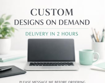Custom SVG PNG Design Service, Personalized Name Graphics (2 Hours)