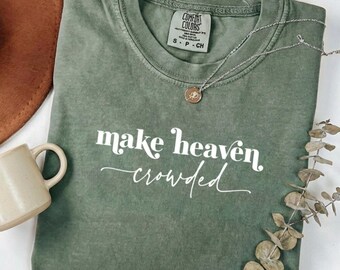 Make Heaven Crowded SVG, Retro Christian Cut Files (Digital Download)