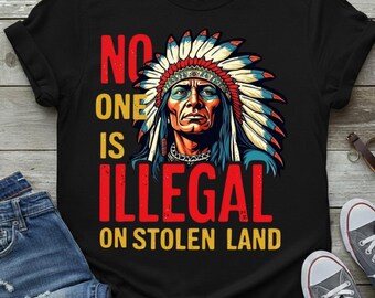 No One Is Illegal On Stolen Land SVG PNG (Digital Download)