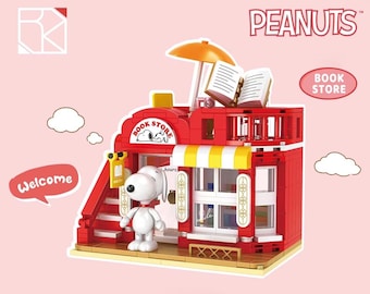 Peanuts Snoopy Mini Building Blocks Set - 1621 Pcs, Challenging Puzzle Gift