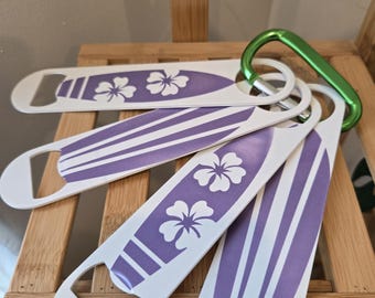 Abrebotellas con forma de tabla de surf