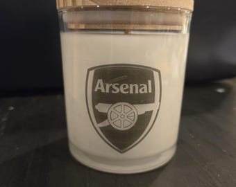 Arsenal gameday candle