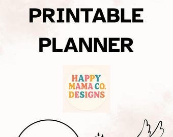 Printable ADHD Planner PDF | 75+ Pages | Routines, Schedules, Trackers & Planning Templates for Focus and Organization