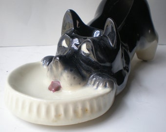 Sweet McCoy Dog Loves His Water Bowl Planter or Pipe Rest