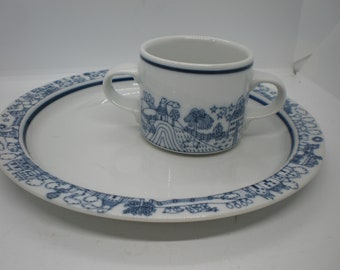 Dansk Children's Set of Mug and Plate