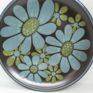Vintage Mid Century Mikasa Large Flower Power Serving Platter Dish Plate