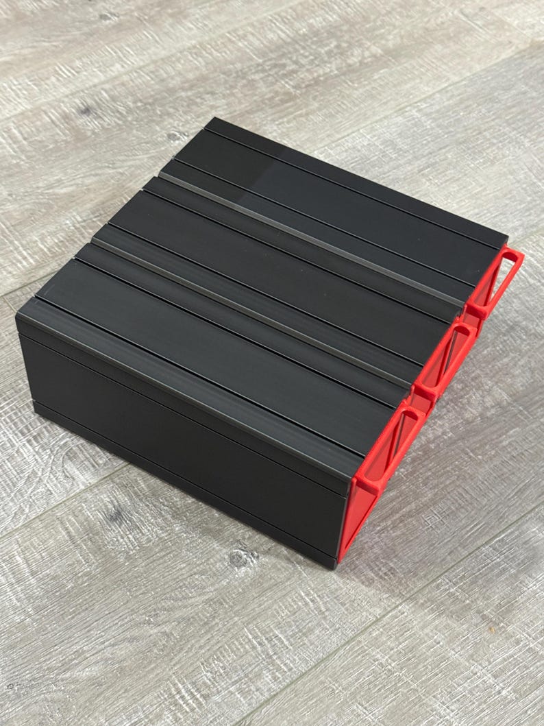 Card Stack Draw Box Modular 3D Printed Card Drawer Catalog – Stackable Organizer for ...