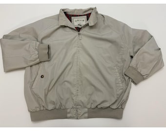VTG Men's Orvis Harrington Flannel Lined Bomber Jacket Full Zip SZ XXL