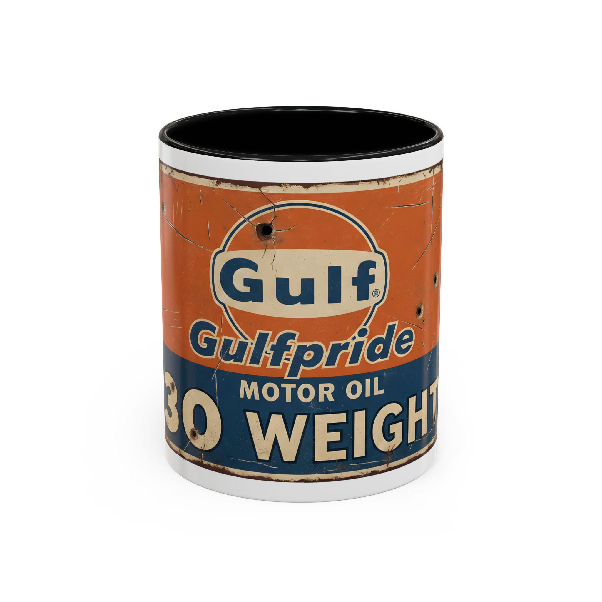 Vintage Gulf Oil Can - Etsy
