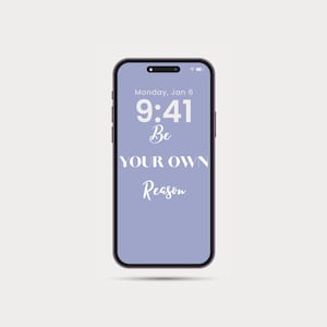 Motivational Phone Wallpaper – Positive Mindset Digital Download