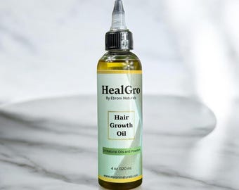 HealGro Haar-Wachstums-Öl: Ayurvedische Kräuter für dickeres, volleres Haar