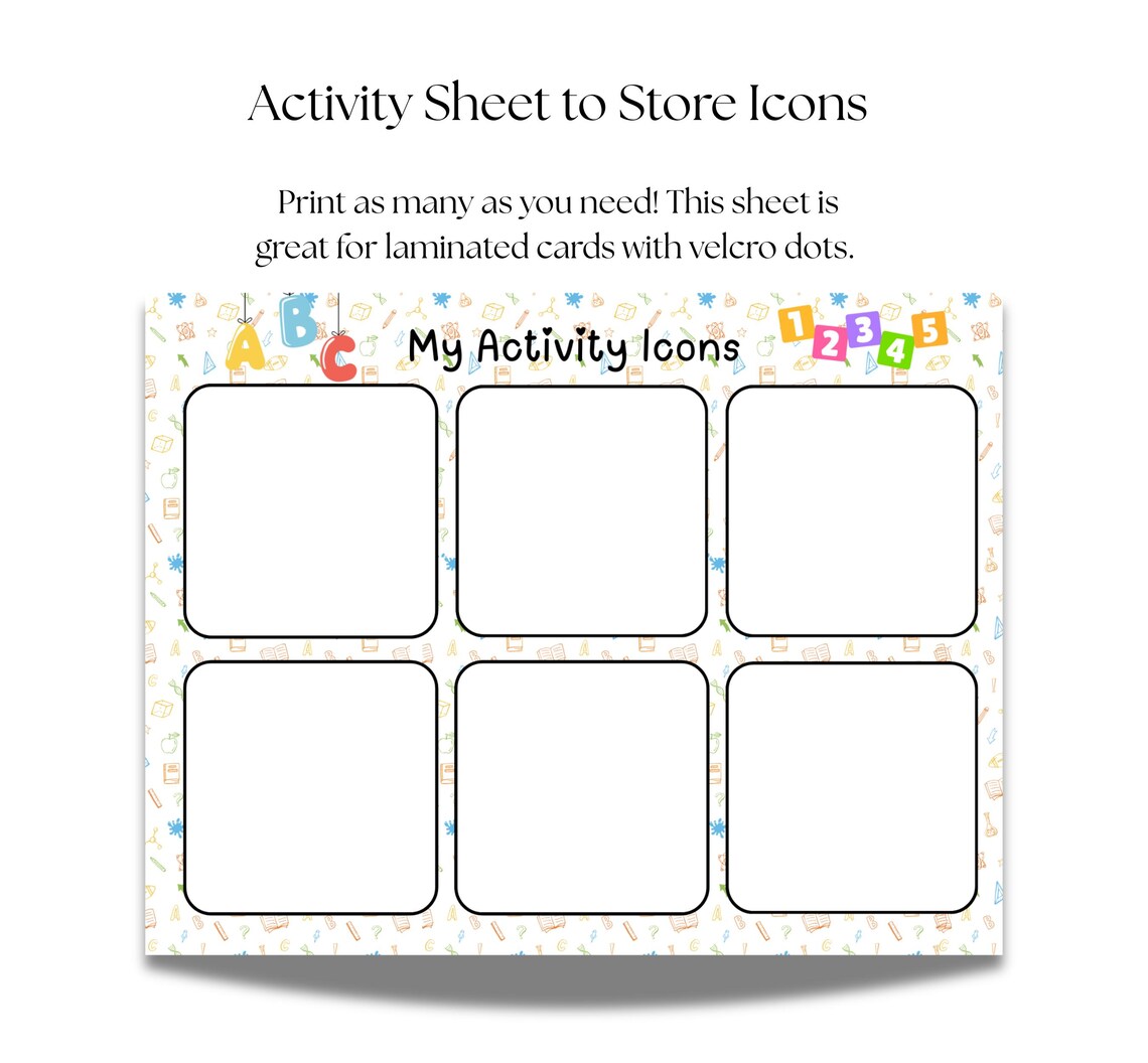First Then Board Behavior Support Visual Schedule Support Chart for ...