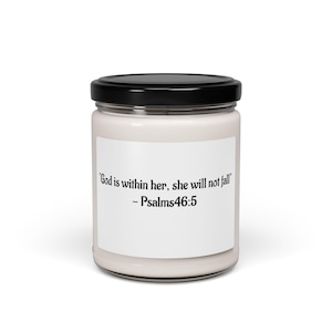 Motivational Scented Soy Candle: Aromatherapy Self-Care Gift