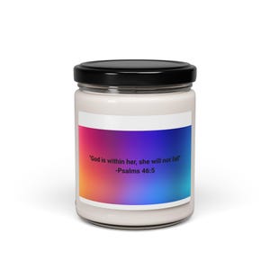 Motivational Soy Candle: Aromatherapy Self-Care Gift